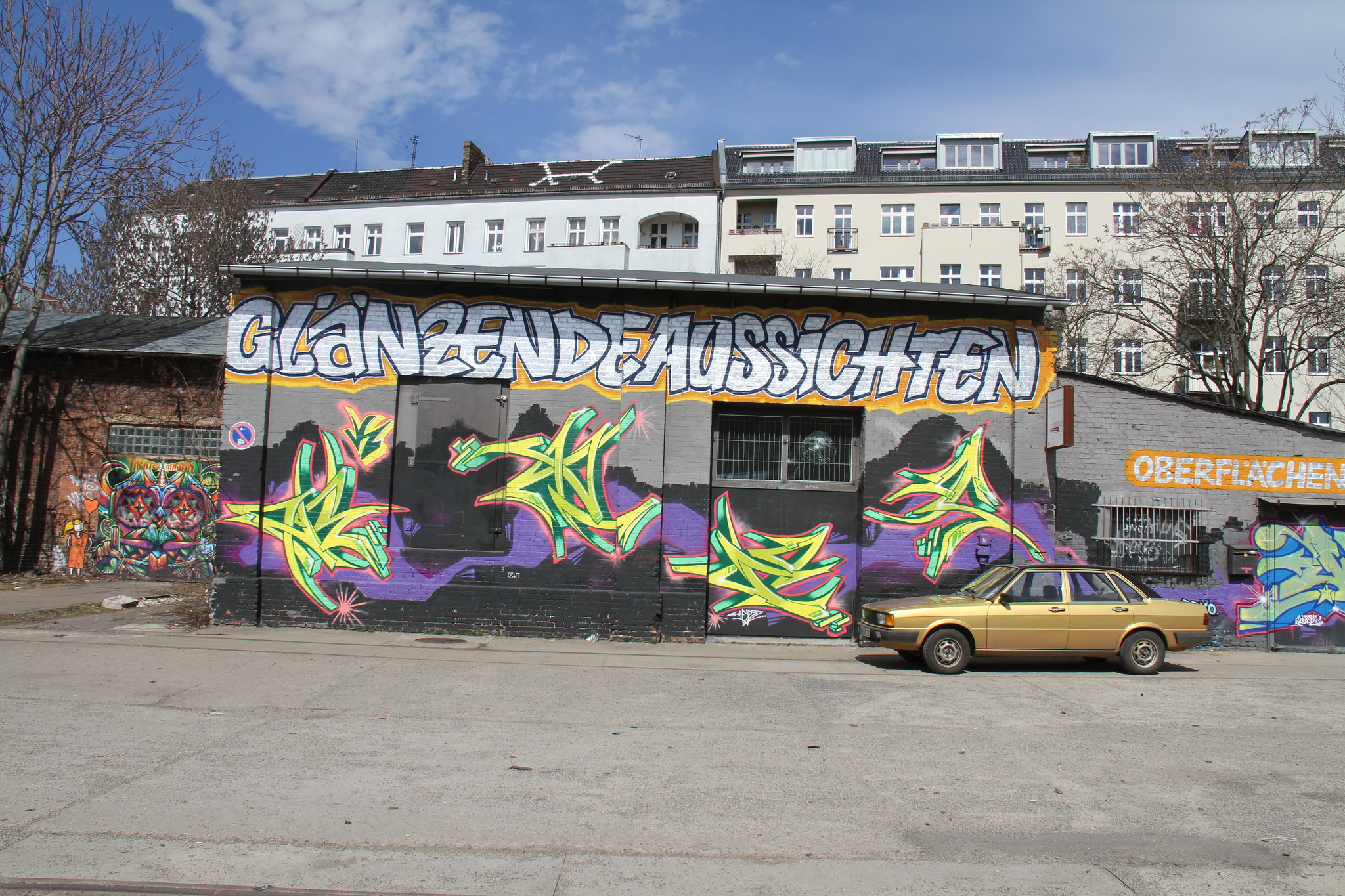 Straßen Kunst aus Berlin Friedrichshain