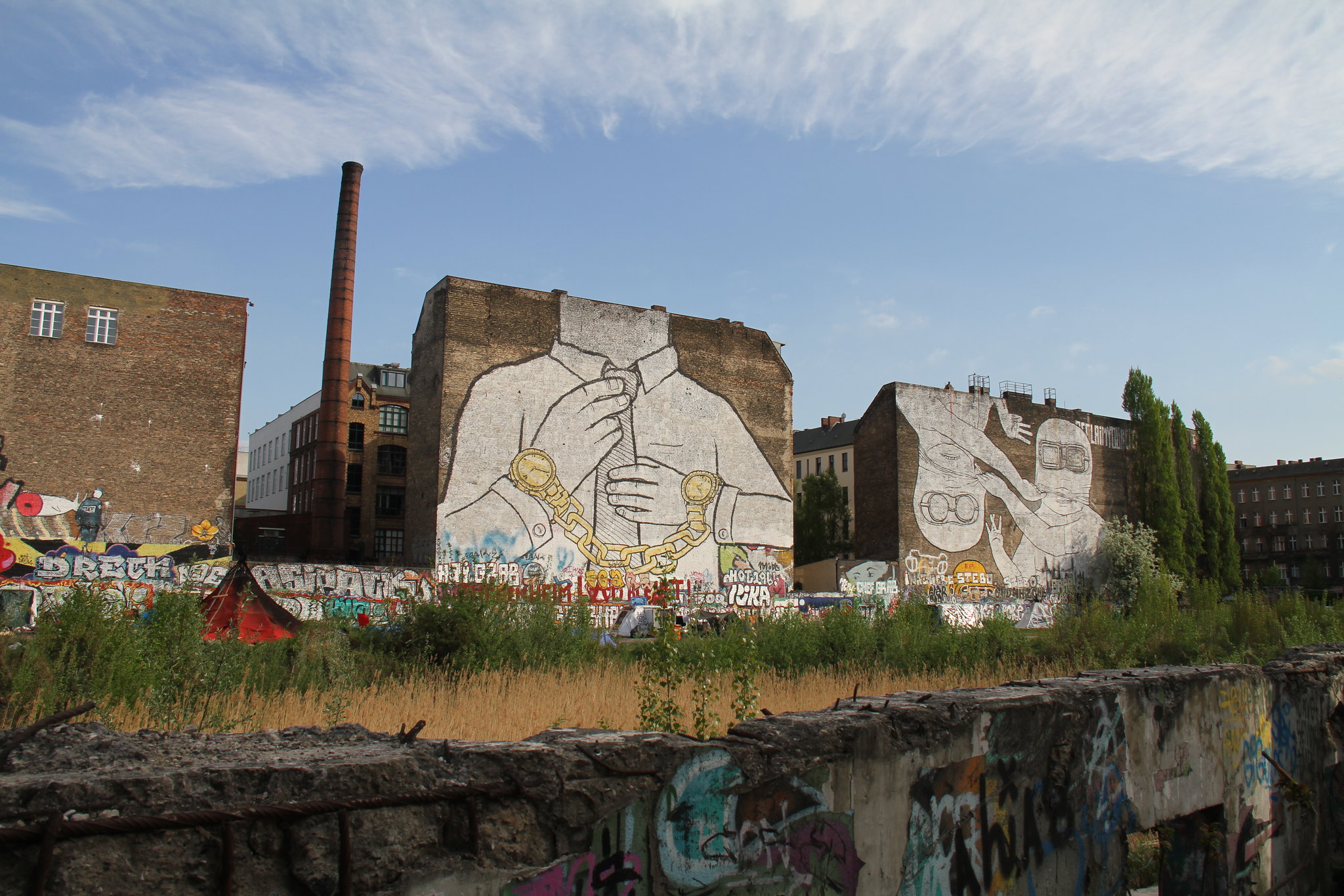 Straßen Kunst aus Berlin Friedrichshain