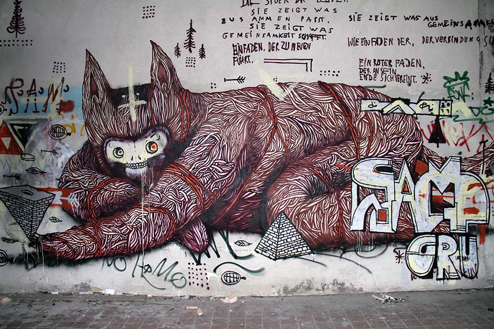 Street Art by SAM Crew in Berlin