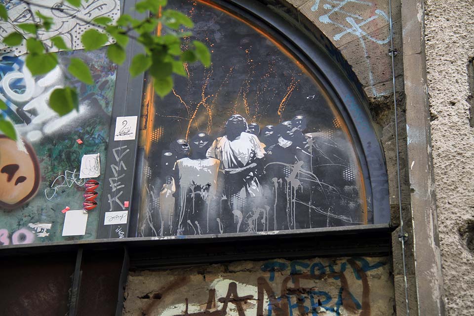 Stencil Street Art Berlin