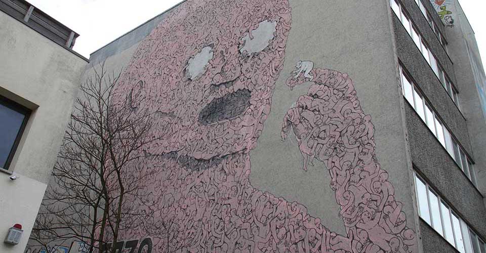 Street Art in Kreuzberg by BLU