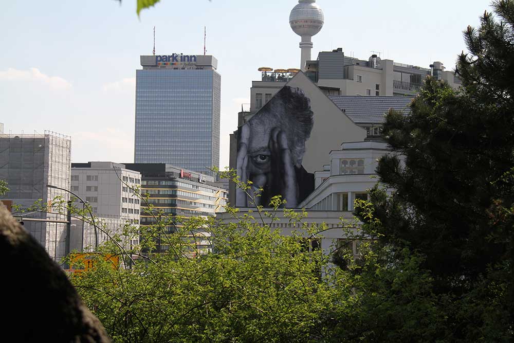 Street Art by JR in Berlin Mitte